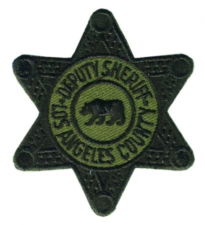 Los Angeles County Sheriff Soft Badge - Subdued